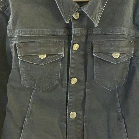 Brand New True Religion Black Jean Jacket - Picture 6 of 8